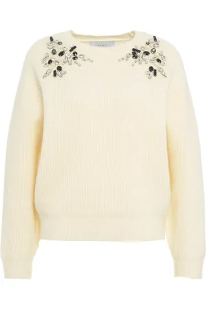 Kaos Femme, Pulls, , Taille: 40 FR Tricot Blanc Aw24 Modèle Lavage à la Main