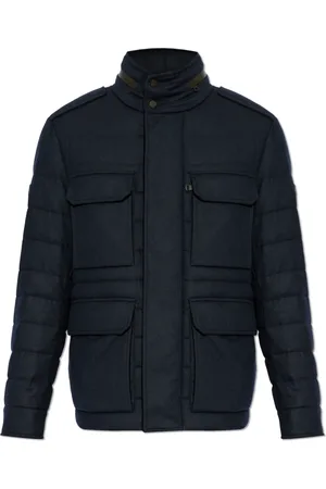 Moncler Homme, Vestes, Bleu, Taille: 3XL Doudoune Munt
