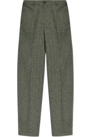 Moncler Homme, Pantalons, Gris, Taille: L Pantalon en laine
