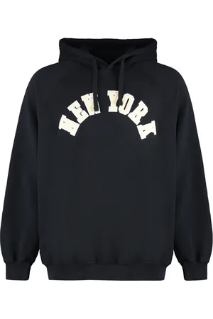 GANT Homme, Sweatshirts et sweats à capuche, Noir, Taille: L Sweat à Capuche en Coton Côtelé