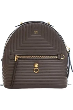 Fendi Femme, Pre-owned, Brun, Taille: ONE Size Pre-owned Cuir sacs-fendi