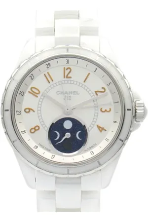 CHANEL Homme, Pre-owned, Gris, Taille: ONE Size Pre-owned Tissu montres
