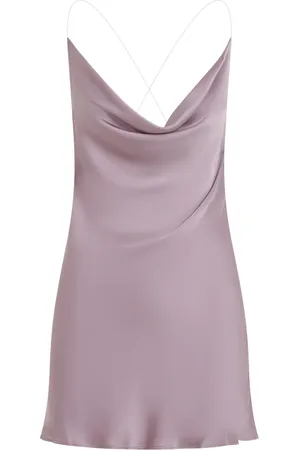 Y / PROJECT Femme, Robes, Violet, Taille: 38 FR Robe Mauve à Bretelles Invisibles