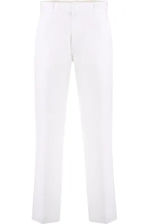 Dickies Homme, Pantalons, Blanc, Taille: W31 Pantalon en mélange de coton avec poches