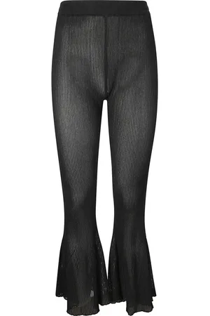 CFCL Femme, Pantalons, Noir, Taille: 38 FR Pantalon Lurex à Taille Élastique