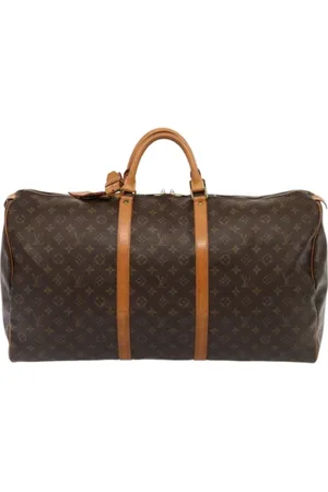 LOUIS VUITTON Femme, Pre-owned, Brun, Taille: ONE Size Pre-owned Toile sacs-de-voyage