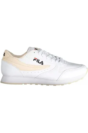 Fila Femme, Chaussures, Blanc, Taille: 40 EU Baskets Blanche avec Semelle Contrastante
