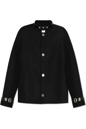 Jil Sander Femme, Manteaux, Noir, Taille: 38 FR Manteau en laine