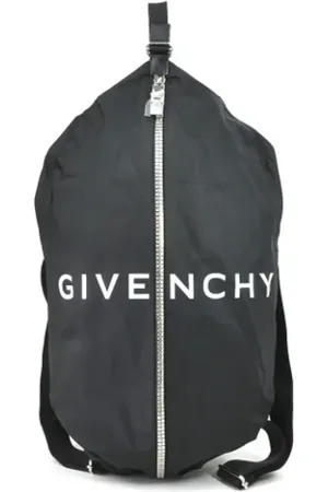 Givenchy Femme, Pre-owned, Noir, Taille: ONE Size Pre-owned Nylon sacs-dos