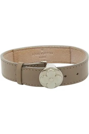 LOUIS VUITTON Femme, Pre-owned, Gris, Taille: ONE Size Pre-owned Cuir ceintures
