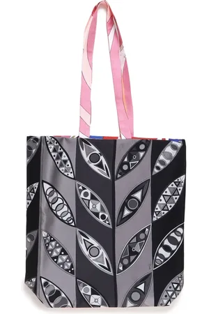 Emilio Pucci Femme, Sacs, Multicolore, Taille: ONE Size Sac en soie multicolore avec poignées