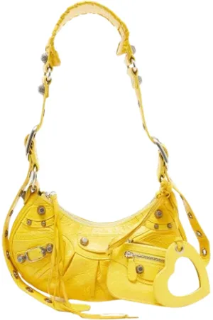 Balenciaga Femme, Pre-owned, Jaune, Taille: ONE Size Pre-owned Cuir sacs-balenciaga