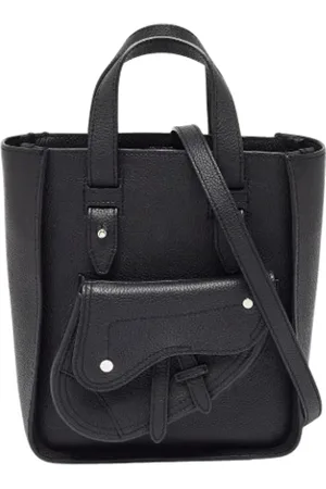 Dior Homme, Pre-owned, Noir, Taille: ONE Size Pre-owned Cuir cabas
