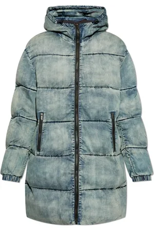 Diesel Homme, Vestes, Bleu, Taille: 2XL Veste rembourrée W-Mons-Long