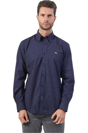 HARMONT&BLAINE Homme, Chemises, Bleu, Taille: 2XL Chemises Bleues