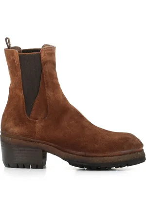 Alexander Hotto Femme, Chaussures, Brun, Taille: 40 EU Chaussures plates Chelsea marron en daim