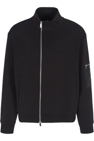 Armani Exchange Homme, Sweatshirts et sweats à capuche, Noir, Taille: S Pulls Noirs pour Hommes
