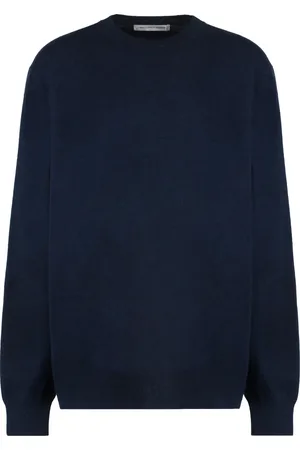 Comme des Garçons Homme, Pulls, Bleu, Taille: M Pull en laine côtelée
