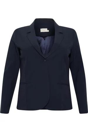 Kaffe Femme, Vestes, Bleu, Taille: 46 FR Blazer Midnight Marine