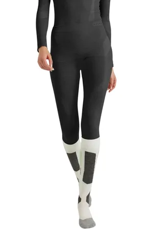 Falke Femme, Sport, Noir, Taille: 40 FR Collants en laine pour femmes