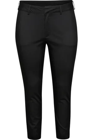 Kaffe Femme, Pantalons, Noir, Taille: 56 FR Pantalon Chino Noir Profond