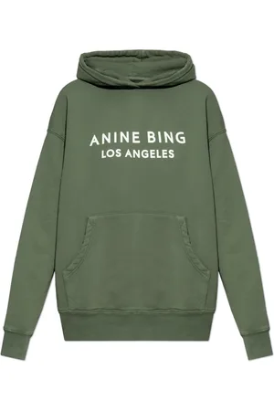 ANINE BING Femme, Sweatshirts et sweats à capuche, Vert, Taille: 38 FR Alto sweat à capuche