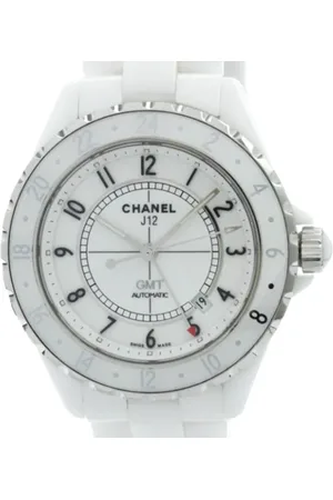 CHANEL Homme, Pre-owned, Blanc, Taille: ONE Size Pre-owned Tissu montres