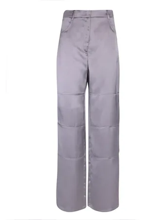 BLANCA Femme, Pantalons, Gris, Taille: 36 FR Pantalon Gris en Satin