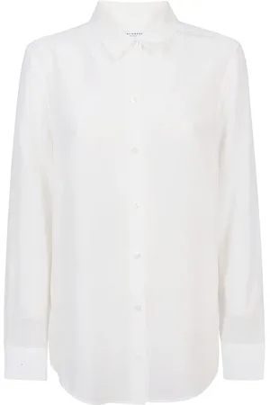 Equipment Femme, Blouses et Chemises, Blanc, Taille: 40 FR Soie Chemises Blanches Fabriquées en Chine