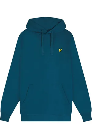 Lyle & Scott Homme, Sweatshirts et sweats à capuche, Bleu, Taille: XL Sweat à capuche bleu marine avec logo aigle
