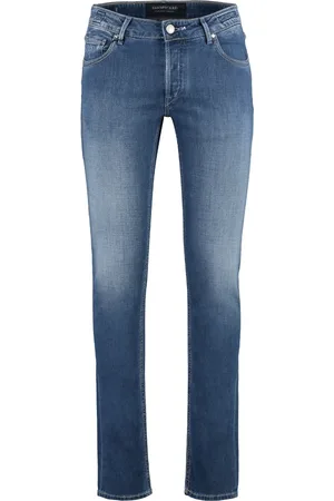Hand Picked Homme, Jeans, Bleu, Taille: W35 Slim Fit Distressed Jeans