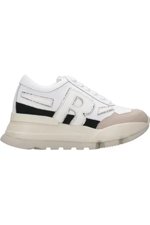 Rucoline Femme, Chaussures, Blanc, Taille: 39 EU Baskets Blanches avec Semelle Plateforme