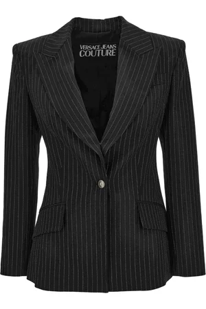 VERSACE Femme, Vestes, Noir, Taille: 38 FR Vestes