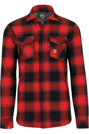 Karpos Homme, Sport, Rouge, Taille: M Veste rouge dextérieur avec poches