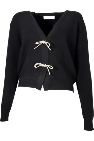 Kaos Femme, Pulls, Noir, Taille: 38 FR Cardigan noir avec des épingles à scintillantes