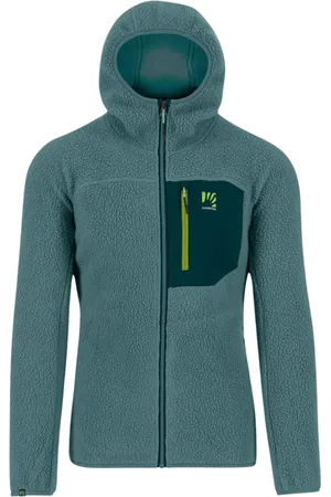 Karpos Homme, Sport, Vert, Taille: XL Pull Vert avec Capuche et Poches