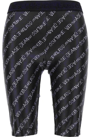 VERSACE Femme, Shorts, Noir, Taille: 40 FR Pantalon
