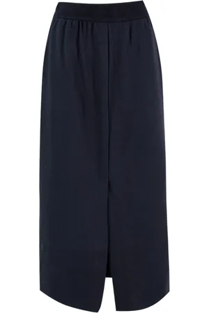 LE TRICOT PERUGIA Femme, Jupes, Bleu, Taille: 40 FR Jupe Longue Sensuelle