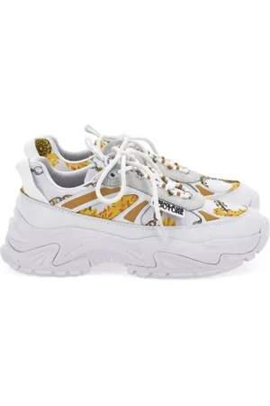 VERSACE Femme, Chaussures, Blanc, Taille: 41 EU Baskets