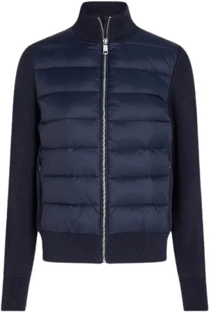 Tommy Hilfiger Femme, Vestes, Bleu, Taille: 40 FR Doudoune Bi-Matière Sans Manches