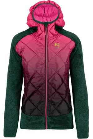 Karpos Femme, Sport, Multicolore, Taille: 38 FR Veste à Capuche Fuchsia avec Finition Élastique