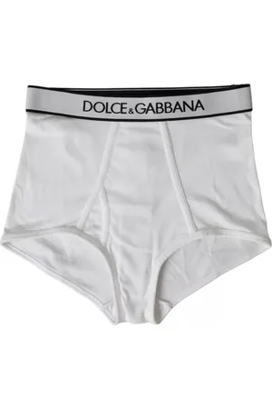 Dolce & Gabbana Femme, Sous-vêtements, Blanc, Taille: 36 FR Sous-vêtements blancs en coton stretch avec logo