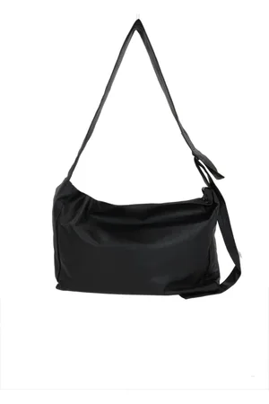 YOHJI YAMAMOTO Femme, Sacs, Noir, Taille: ONE Size Sac bandoulière en cuir noir avec fermeture éclair