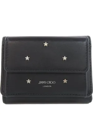 Jimmy Choo Femme, Pre-owned, Noir, Taille: ONE Size Pre-owned Cuir petite-maroquinerie