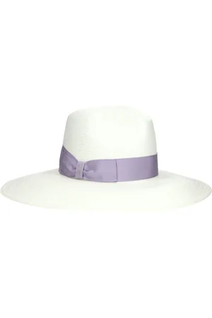 Borsalino Femme, Accessoires, Blanc, Taille: M Chapeau Panama à Large Bord