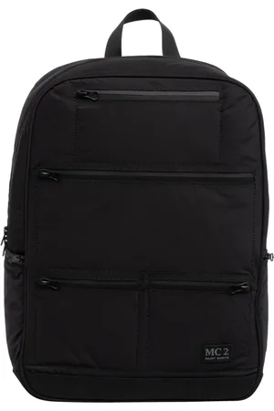 MC2 SAINT BARTH Homme, Sacs, Noir, Taille: ONE Size Sac à Dos Élégant avec Fermeture Éclair et Poches