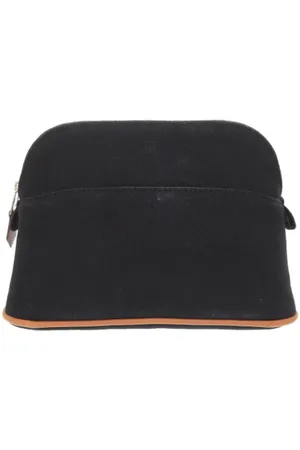 Hermès Femme, Pre-owned, Noir, Taille: ONE Size Pre-owned Toile trousses-de-toilette