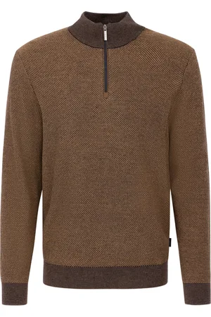 Bugatti Homme, Pulls, Brun, Taille: M Pull Marron