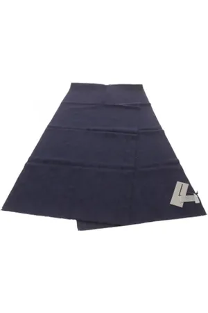 Dior Homme, Pre-owned, Bleu, Taille: ONE Size Pre-owned Cachemire foulards