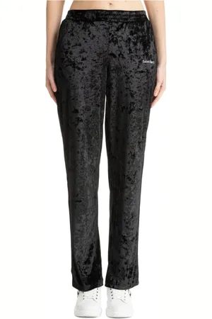 MC2 SAINT BARTH Femme, Pantalons, Noir, Taille: 40 FR Pantalons de survêtement Taille Mi-haute et Unie